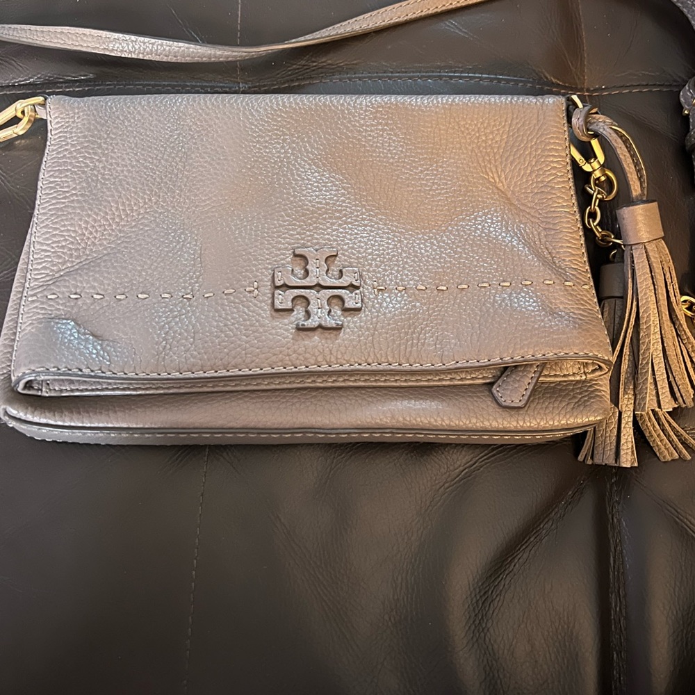 Tory Burch McGraw Leather Foldover Crossbody